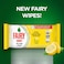 Fairy Kitchen Wipes with Alternative Power to Bleach for Dishes and Kitchen Surfaces Lemon 2x30 Wipes Special Offer