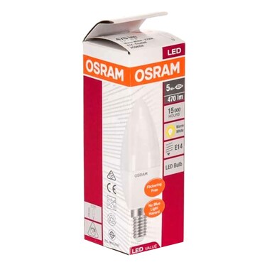 Osram E14 LED Bulb 5W Warm White
