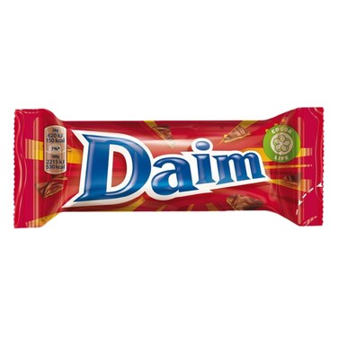 Daim Crunchy Almond Caramel Milk Chocolate Bar 28g