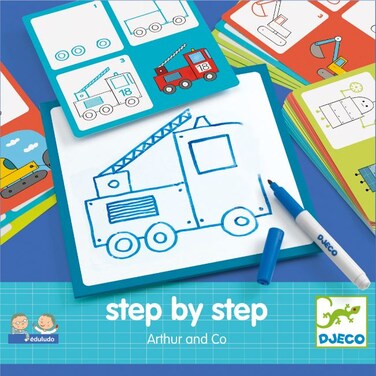 Djeco Step By Step Drawing - Arthur And Co
