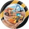 Creative Converting Big Dig Construpcion Luncheon Plate 8-Pack- 7-Inch Diameter