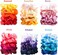 Hair Tie Silk Satin Scrunchies Hair Bands Hair Ties for Women or Girls Hair Accessories - 50 pcs Elastics Hair Ties Multicolor