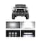 20.6 Inches 100W TCM-1060 LED Light Bar, Aviation Aluminum Housing Material with PC Lens Material, and IP67 Waterproof Rating