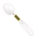 Generic 500G/0.1G Energy Saving Large Screen Display Portable Electronic Food Spoon Scale White