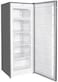 Nobel 157L Net Capacity Single Door Recessed Handle Defrost Upright Freezer, Silver, NUF275SN