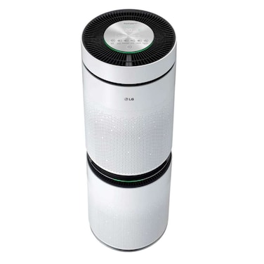 LG PuriCare 360&deg; Air Purifier AS10GDWH0, White, H13 HEPA Filter, Child Lock, Inverter Motor