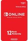 12-Month Membership Card For Nintendo Switch
