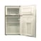 Geepas GRF1259GPE 90L DoubleDoor silver Defrost Refrigerator, 1 Year Manufacturer Warranty