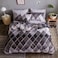 Luna Home Queen size 6 pieces bedding set without filler, rhombs design.