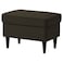 In House Chair Footstool Linen With Elegant Design - Dark Brown - E3