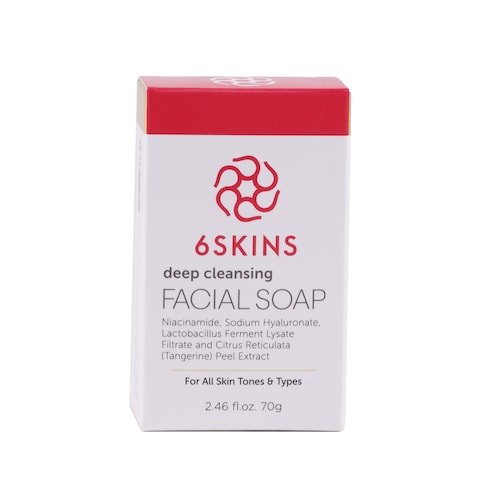 6Skins Deep Cleansing Facial Soap