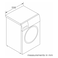 Siemens Front Loading Washer WM14U280GC White 8kg