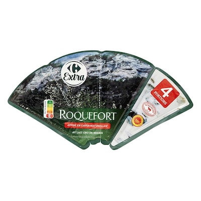 Carrefour Roquefort Cheese 25Gx4