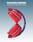 Moxedo Junior Wireless On-Ear Headphones for Kids Adjustable Foldable Design Stereo Headphone 90dB with Built-In Microphone Compatible for iPad/Phone/Tablet and Other Devices (Junior Bax)