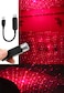 Generic LED Car Roof Star Night Light Projector Atmosphere Galaxy Lamp USB Decorative Lamp Adjustable Multiple Lighting Effects -Red Colour Only