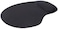 Ntech Mouse Pad With Wrist Gel Rest Support Mouse Pad Silica Gel Hand Pillow Mat- Black