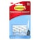Command 117067CLR-ES small wire hooks, Holds 225 gr. each hook, clear color. 3 hooks and 4 strips/pack
