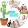 Generic Dancing Cactus, Mimicking Toy For Kids, Recording Electronic Plush Toy For Baby Learning, Cactus Toy Dancing, Shacking, Singing, Recording, And Talking Toy, Rechargeable Plush Stuffed Gift
