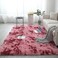 Generic Area Rug, Soft Area Rug, Pile Height Modern Ultra Soft Modern Luxurious Thick Pile, Suitable As Bedroom Rugs Home Decor - Dark Red 200X300cm