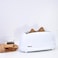 Geepas 1100W 4 Slices Bread Toaster - Crumb Tray, Cord Storage, 7 Settings With Cancel, Defrost &amp; Reheat Function, Removable Crumb Tray
