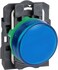 Schneider Signaling Harmony XB5_ Pilot light, plastic, blue, &Oslash;22, plain lens with integral LED, 230...240 V AC_ [XB5AVM6]