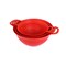 Mintra Small Plastic Strainer Colanders - Red