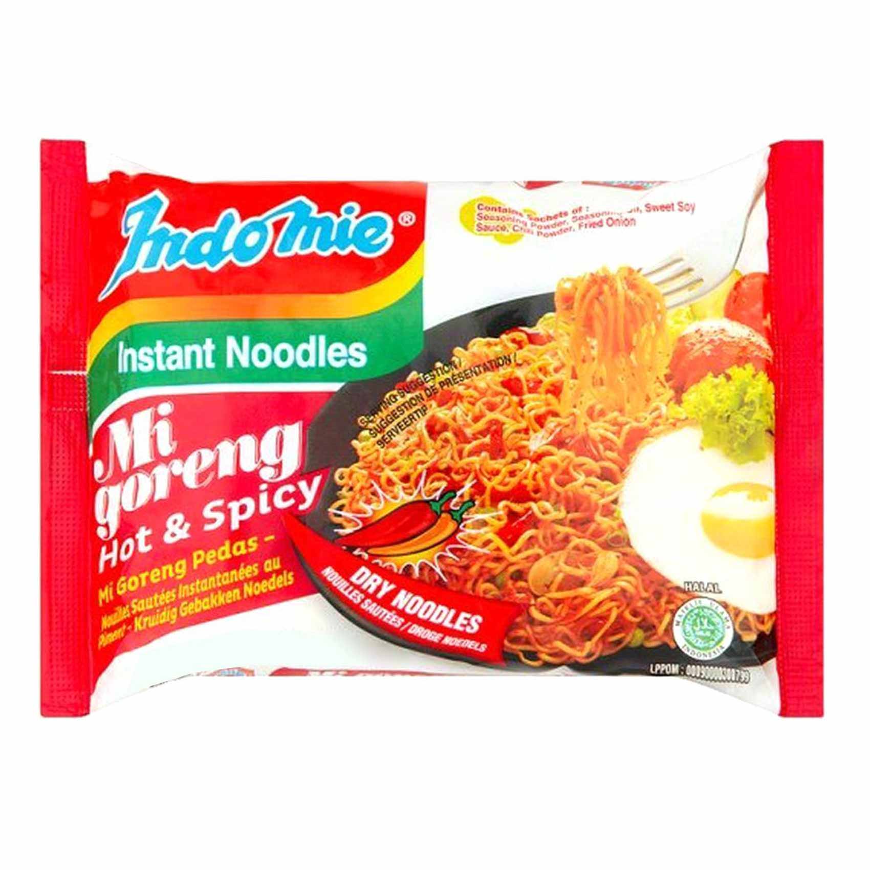 Indomie Mi Goreng Hot and Spicy Instant Noodles 75g