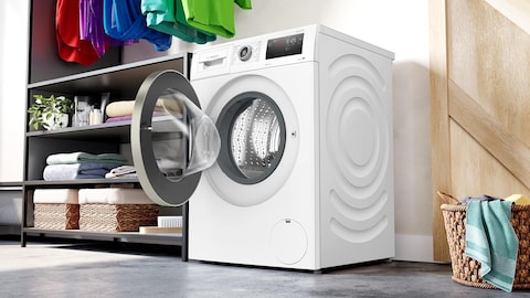 Bosch Series 6, Free-Standing Washing Machine, Front Loader, 10 Kg, 1400 RPM, Home Connect For Remote Monitoring And Control, White, WAL28PH1GC