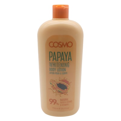 Cosmo Whitening Papaya Body Lotion 750Ml