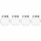 Harmony Table Top Candy Jars Clear/Silver 200ml 4 PCS