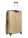 Senator Hard Case Medium Luggage Trolley Suitcase for Unisex ABS Lightweight Travel Bag with 4 Spinner Wheels KH115 Gold