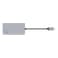 Belkin Connect USB-C 4-in-1 Multiport Adapter Dock Grey