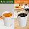 Lavish [100 Cups] 8 Oz White Paper Cups With White Lid, Is Suitable For Coffee Tea Or Hot Chocolate Very Suitable For Home And Office Use
