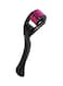 Derma Roller Titanium Micro Needles Roller Black/Pink 1.5Millimeter