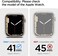 Spigen Thin Fit designed for Apple Watch Series 7 (41mm) Case Cover - Starlight