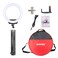 Docooler-ZOMEI 16 Inch LED Selfie Ring Light Camera Lamp 38W 320pcs Bulbs Stepless Dimmable Brightness 3200-5600K with Tripod Stand Cellphone Holder Kit for YouTube Video Live Stream Makeup for iPhone