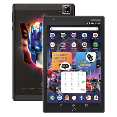 تاتش مايت ترونسفورمرز MID880T تابلت مقاس 8 بوصات ورام 3 غيغابايت وذاكرة داخلية 32 غيغابايت وواي فاي وخلوي أسود