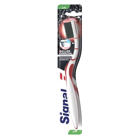 Signal Toothbrush With Silver Charcoal - Soft