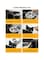 3 in 1 Electric Mini Oven Toaster Multi Function Breakfast Station Coffeemaker Non Stick Frying Pan Toaster Oven Black