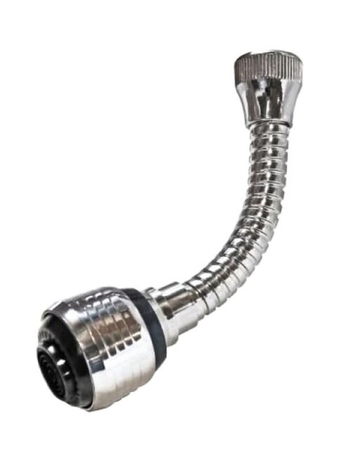 Turbo Flex - Abrasion Resistant 360 Degree Flexible Faucet Sprayer Silver