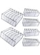Generic 6 Pieces Underwear Organizer Sort Drawer Nylon Divider For Folding Ties