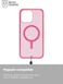 BodyGuardz Carve Glitter designed for iPhone 15 PRO compatible with MagSafe case cover with Lanyard - Pink Pizzazz