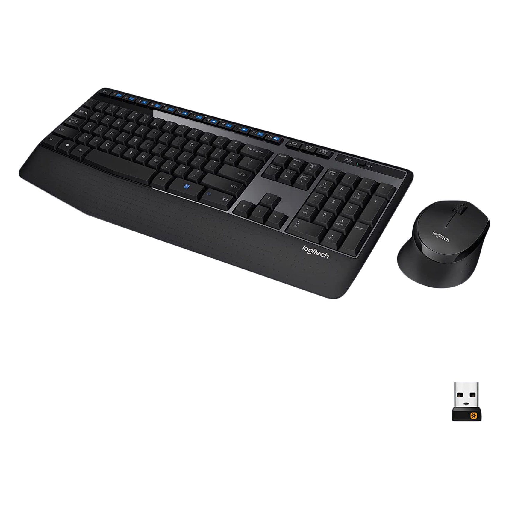 Logitech MK345 Comfort Keyboard With Mouse Combo Black