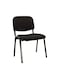 Sulsha Furniture 3 Piece Reception Visitor Chair Office, Conference Desk For Guest Waiting Chair, Room Lobby Banquet Events Chair, Study Chair Black