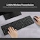 Xiaomi-Black  Keyboard Mouse Combo 2.4G Wireless Keyboard Mouse Set Portable Full-size 104 Keys Keyboard Lightweight Mouse Combo