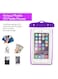 Generic Waterproof Bag Case Cover For Mobile Phone Upto 6.5 Inch Purple