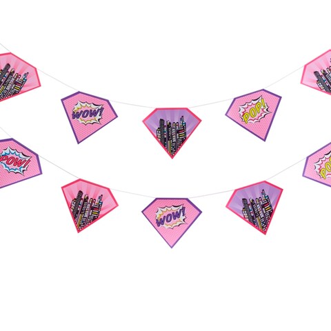 Pop Art Pink Bunting