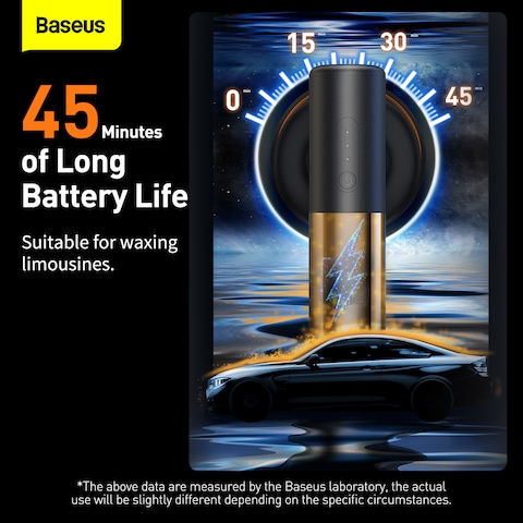 Baseus Wireless Portable Car Polishing Machine 30W 4000mAh Black