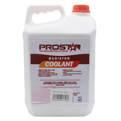 Prostar Car Radiator Coolant 5L Red
