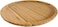 Lihan Bamboo Wooden Round Serving Tray 25*25cm Large Round Platter for Tea Coffee Food Home Decoration - Round Wooden Plate Serving Board, Elegant Round Plate for Bread, Coffee, Tea, and Fruits